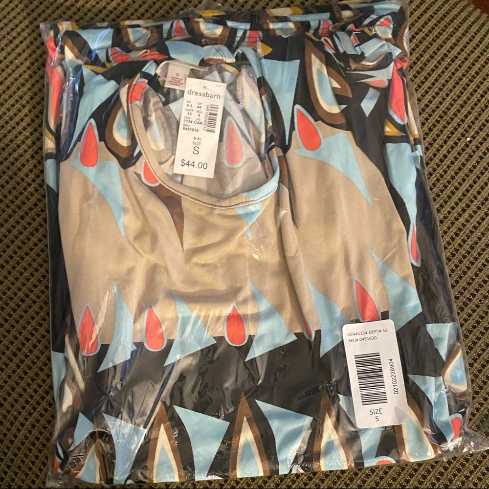 dressbarn patterned dress - Size S - NWT!